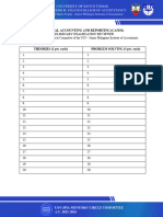 (Ust-Jpia) Prelims Financial Accounting and Reporting Questionnaire