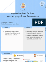 Aula 2 - Regionalização Da America