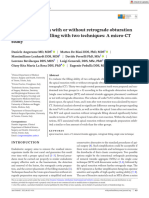 Root-End Resection With or Without Retrograde Obturation After Orthograde Filling With Two Techniques: A Micro - CT Study