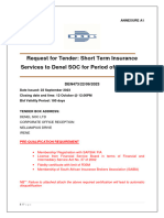 Short Term Insurance Brokering Tender Document