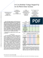 A Five-Level Low-Cost Modular Voltage Stepped-Up Converter For Photovoltaic Systems