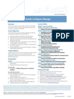 Vmware View™: Install, Configure, Manage: Course Outline
