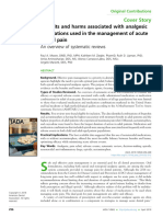 Benefits and Harms Associated With Analgesic Medications Used in The Management of Acute Dental Pain