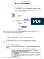 LVLD Non-Priority Load Disconnection