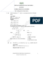 CSEC Add Maths 2023 June Past Paper Solutions