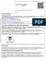 An Analysis of Linkage Between Economic Value Added and Corporate Social