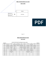 Fare Chart For KMRL