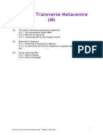 Initial Transverse Metacentre