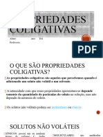 Propriedades Coligativas RESUMÃO COM EXERCÍCIOS