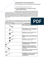 TLE 8 Farm Equipments Handout