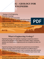 Geology For Engineers (Week 1,2,3)