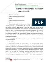 Impact of Parenting Styles On Child