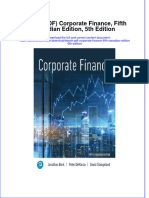 Corporate Finance Fifth Canadian Edition 5Th Edition Full Chapter