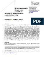 Emir Bahce 2023 Investigation of The Mechanical Properties Triple Periodic Minimal Surfaces Lattice Structures With