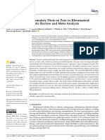 Effect of Anti-Inflammatory Diets On Pain in Rheumatoid Arthritis A Systematic Review and Meta-Analysis