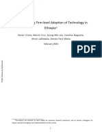 Understanding Firm-Level Adoption of Technology in Ethiopia