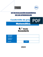 Cuadernillo de Preguntas Matemática 5.° Ok