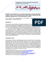 Seismic Assessment of Masonry Buildings From Shaking Table Tests and Nonlinear Dynamic Simulations by The Proper Orthogonal Decomposition (Pod)