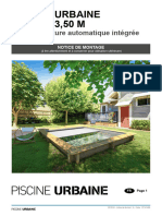 Piscine Urbaine 4,20 M X 3,50 M: Avec Couverture Automatique Intégrée