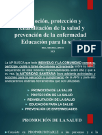 Clase 3 Promoc, Prot, Prev, Educac Salud