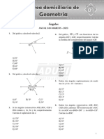 ADUNI - Geometría - Práctica Domicliaria - ANUAL 2023