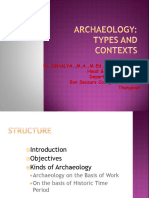 Kinds of Archaeology