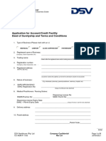 Account Application Form - DSV Healthcare Pty LTD