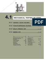 Tecnotest 4. Mechanical Testing of Steel