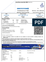 Bbs Tpty SF Third Ac (3A) : Electronic Reservation Slip (ERS)