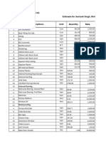 Estimate For Santosh Singh, Rich Field, Karjat