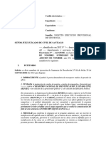 Modelo SOLICITO EJECUCION PROVISIONAL DE SENTENCIA y Otros