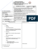 Division of City Schools Fatima National High School Fatima, General Santos City Detailed Lesson Plan