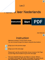 Les 2 - Hallo, Ik Leer Nederlands