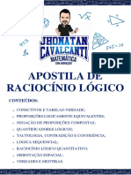 Apostila Raciocínio Lógico - Profº Jhonatan Cavalcanti