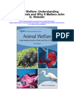 Animal Welfare Understanding Sentient Minds and Why It Matters John G Webster Full Chapter