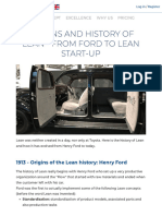 Origins and History of Lean - From Ford To Lean Start-Up