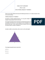 Grade 8 Math Subject Home Activity April 16 2024