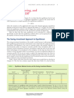 Investment, Saving and Equilibrium GDP