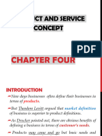 CHAPTER - 4product and Service Concept