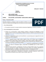 Cir 003 Evaluaciones y Calificaciones