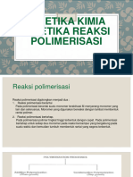 Kinetika Reaksi Polimerisasi Bertahap