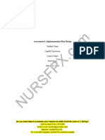 NURS FPX 6030 Assessment 4 Implementation Plan Design