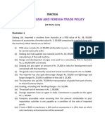 Sde Assginment Customs Law Foreign Trade Policy