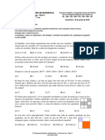 Prova 1fase Nivel1 2015