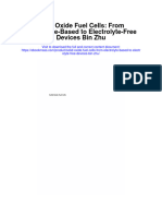 Solid Oxide Fuel Cells From Electrolyte Based To Electrolyte Free Devices Bin Zhu All Chapter