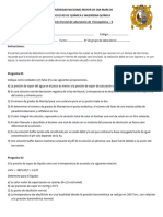 Examen Parcial de Fisicoquímica II