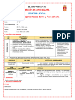 Sesion Lunes 18 Ps Asumimos Responsabilidades Dentro y Fuera Del Aula