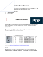 Electrical Rooms Dimension