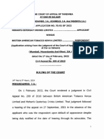 Resolution Board Director Mohans Osterbay Drinks Limited Vs British American Tobacco Kenya LTD Civil Application No 7001 of 2022)