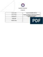 Stat 1116-BHS20100 - M Assignment